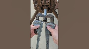 How To Use Pipe Wrenches. #republicplumbing #plumbing #plumber #howto #diy #pipe #wrench