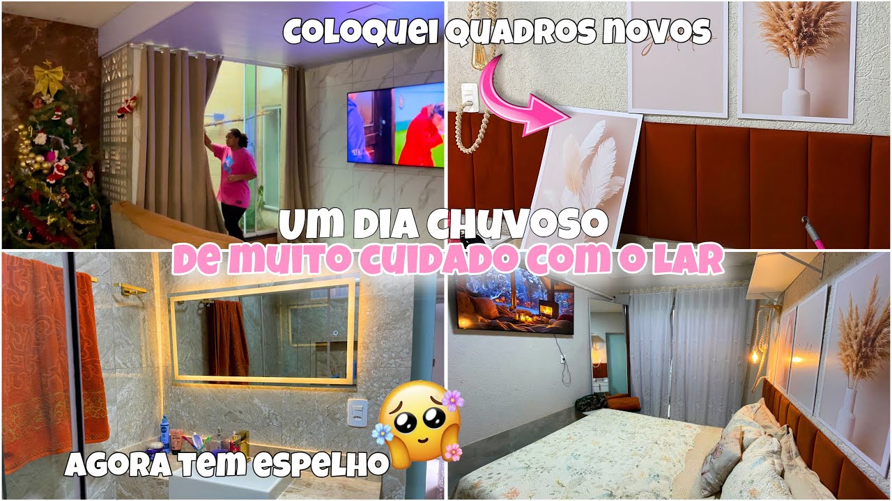 ESTOU ENCANTADA COM O RESULTADO 💖|FAXINEI E DECOREI O MEU QUARTO |FICOU INCRÍVEL 😍