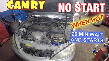 Toyota Camry dont start when hot, Bad coolant Temp sensor