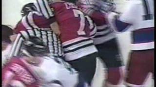 Chris Chelios vs Teemu Selanne Jan 19, 1993