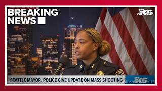 Police give update on Seattle Center mass shooting | Monday 4 p.m. press conference