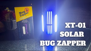 Solar Bug Zapper Xt 01: Say Goodbye To Mosquitos With Led Lamps That Last All Night!