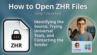 How to Open ZHR Files (ZHR Encrypted Archive)