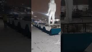 Amstaff Workout In Winter