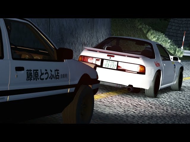 Assetto Corsa Initial D 藤原拓海 高橋涼介 赤城 Eng Sub 中字 Youtube