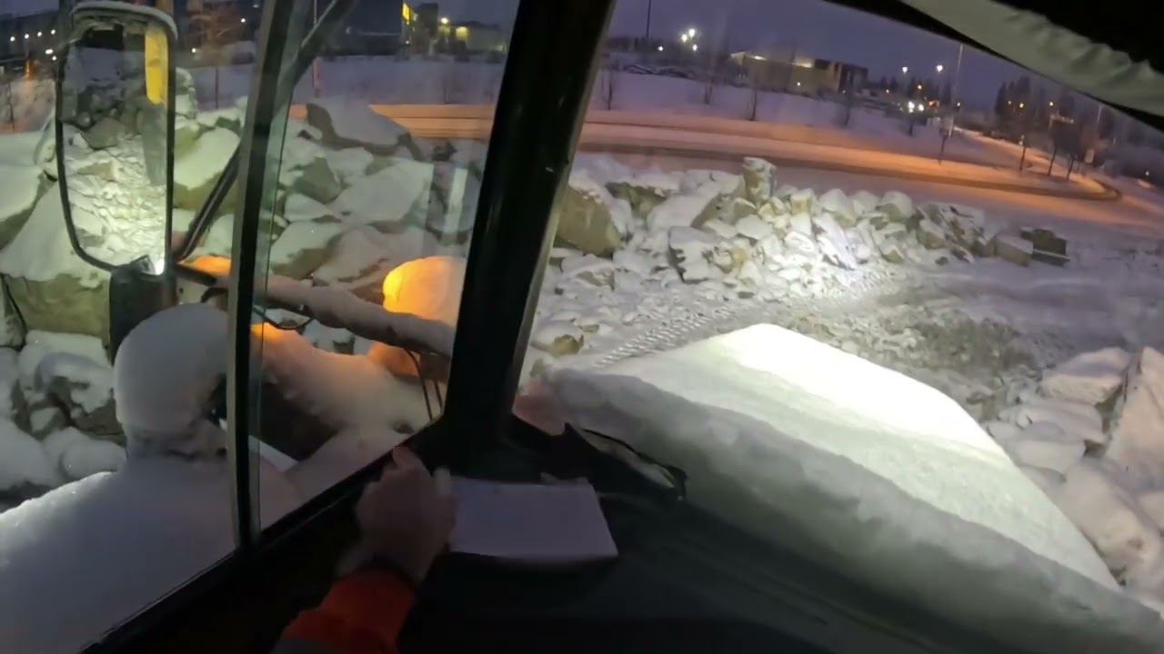 Dumpperilla louheen siirtoo.