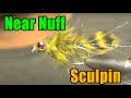 Nearnuff sculpin streamer fly tying  dave whitlock fly pattern