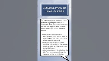 LDAP Injection Attack in 60 seconds #shorts