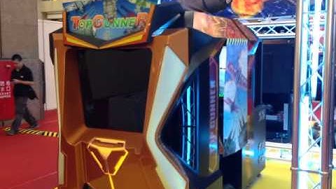 TOP GUNNER AIR TWIN (AIR Series, Arcade & Video, Shooting Game, Coin-Op Game, Motion Simulator)