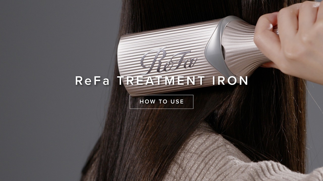 ReFa TREATMENT IRON ／ HOW TO USE - YouTube