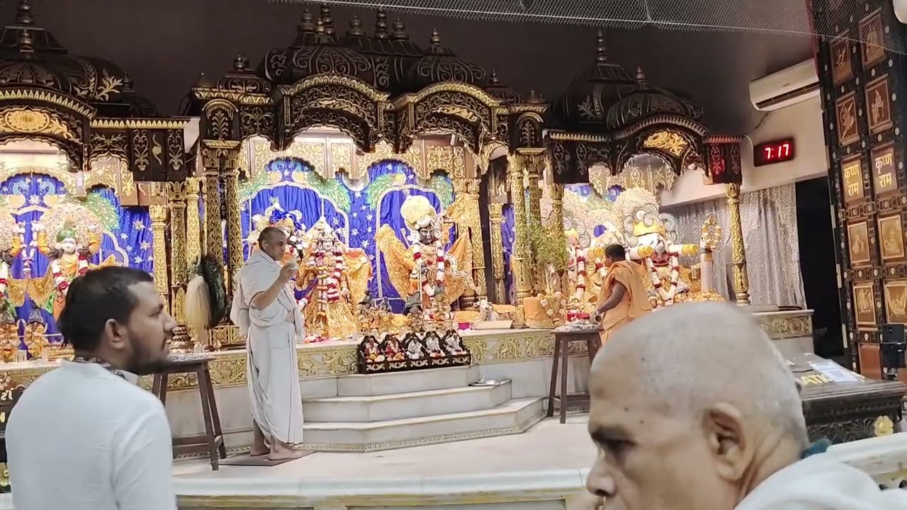 📿 Sandhya Aarti | Radha Damodar Temple Darshan 🙏 jahangirpura surat 