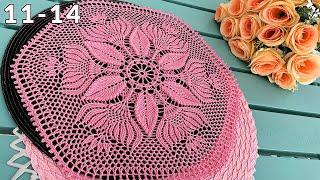 картинка: Салфетка крючком, Ханна, 11-14