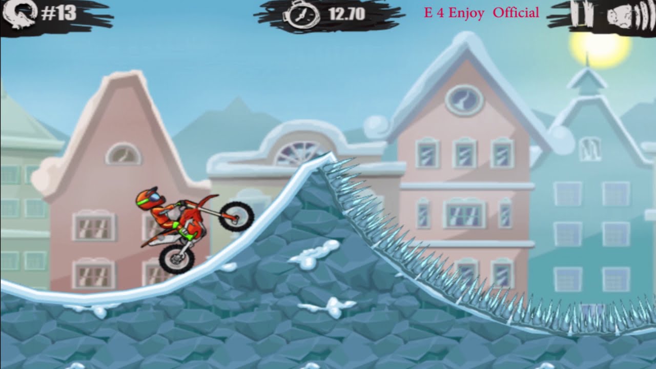 Moto X3M 4: Winter Full Gameplay Walkthrough 