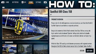 SCOTRAIL CLASS 158: HOW TO USE IT ON THE DIFFERENT SCOTRAIL LINES | TRAIN SIM WORLD