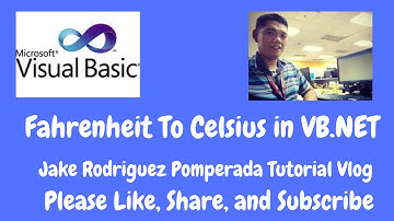 Fahrenheit To Celsius  in VB NET