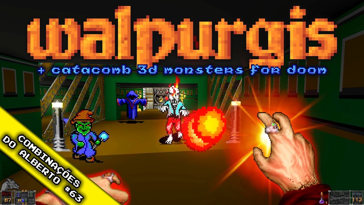 Walpurgis + Catacomb 3D monsters for Doom [Combinações do Alberto 63]