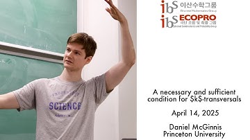 2025.04.14, Daniel McGinnis, A necessary and sufficient condition for $k$-transversals