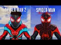 Marvel's Spider-Man 2 vs Marvel’s Spider-Man Miles Morales - Physics and Details Comparison
