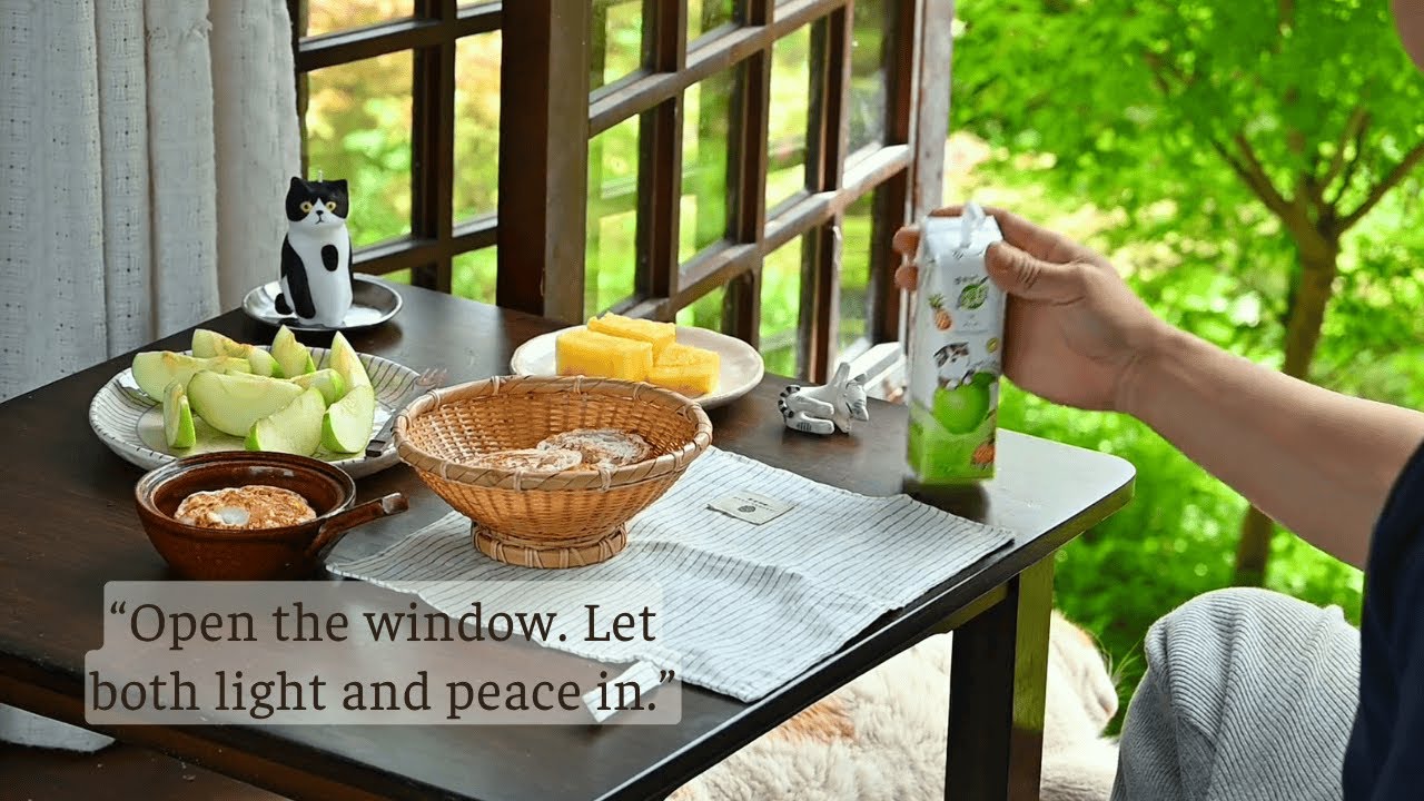 Open the window. Let both light and peace in.../a playlist for quiet hours/