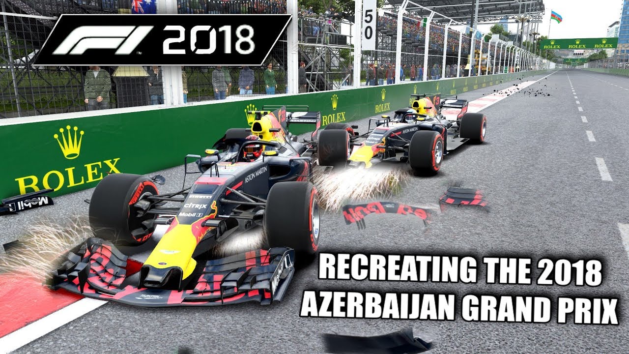 F1 2017 GAME: RECREATING THE 2018 AZERBAIJAN GRAND PRIX - Nekrews 51