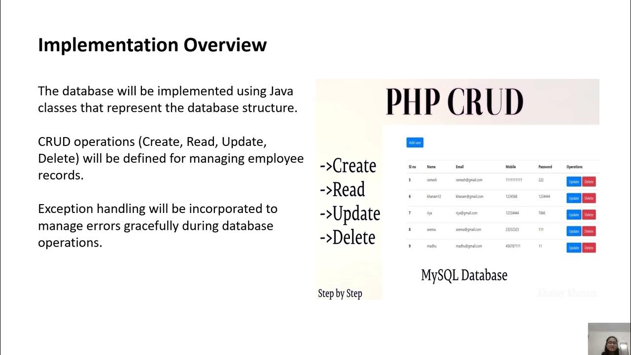 SIMPLE EMPLOYEE DATABASE IN JAVA - YouTube
