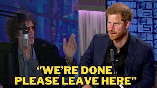 Prince Harry Kicked Off Howard Stern Show After Explosive Argument With Howard Stern