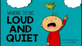 "Where to be Loud and Quiet"  (Animated story w/words) screenshot 1