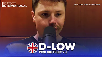 D-LOW 🇬🇧 | Post GBB Freestyle | Grand Beatbox Battle 2021