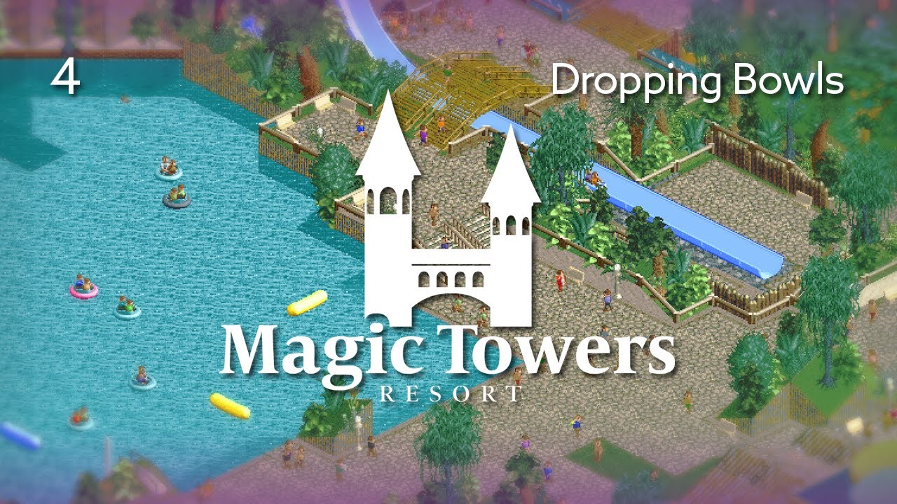 Free Falling - Mystic Lagoon RCT2 Mega Park (Episode 4) - YouTube