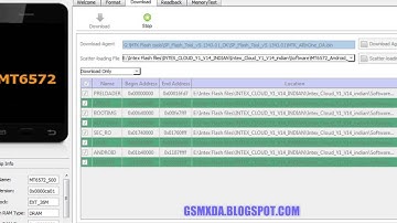 Intex Cloud Y1 V14 Flash done with flash tool by GsmHelpFul