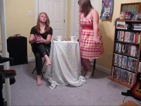 Me and Lindsay's Tea Party.wmv