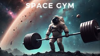 Space Gym: Elevate Your Workout with Motivational Minimal Techno Atmosphere