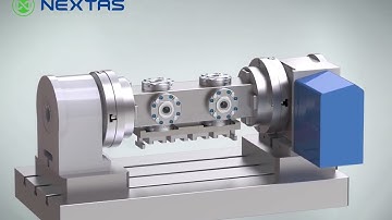Nextas: 4-Axis Bridge Plate Zero-Point System for CNC Machining