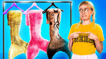 Van Nerd tot Populaire Zeemeermin! Extreme Make-Over Hacks en Gadgets