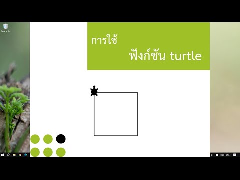 วีดีโอ: คุณจะเปลี่ยนสีพื้นหลังของ Turtle python ได้อย่างไร?