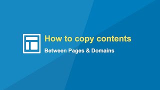 Magezon Page Builder Tutorials | How to copy contents between pages & domains
