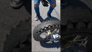 Let’s BLOW UP this tire!? #motovlog #burnout #reels #viral #shortvideo