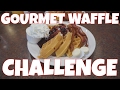 GOURMET WAFFLE MAX OUT CHALLENGE | ALL YOU CAN EAT RENOWN BREAKFAST EATERY