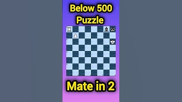 Mate in 2! Can You Solve This Beginner Chess Puzzle?#puzzle