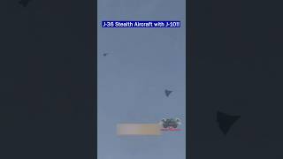 China’s J-36 Sixth-Generation Stealth Jet Spotted With J-10