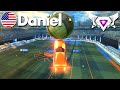 1 HOUR of DANIEL INCREDIBLE Rocket League Gameplay (SSL 2v2)