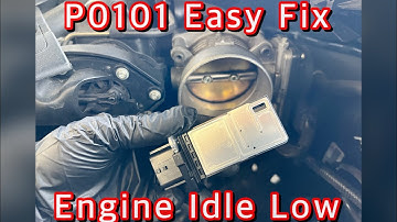 Nissan Maxima Mass Air Flow Sensor & Idle Low - Code P0101 - Easy Fix MUST WATCH