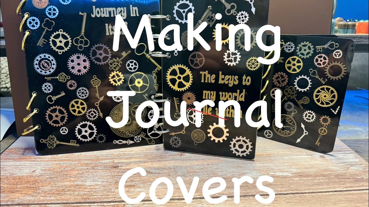 # 27 Making resin notebook covers!