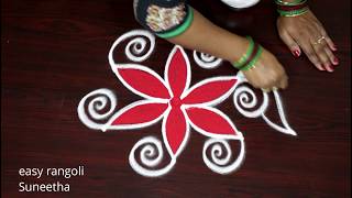 Episode - 11 || Festival rangoli muggulu by Suneetha || Latest rangoli & kolam designs