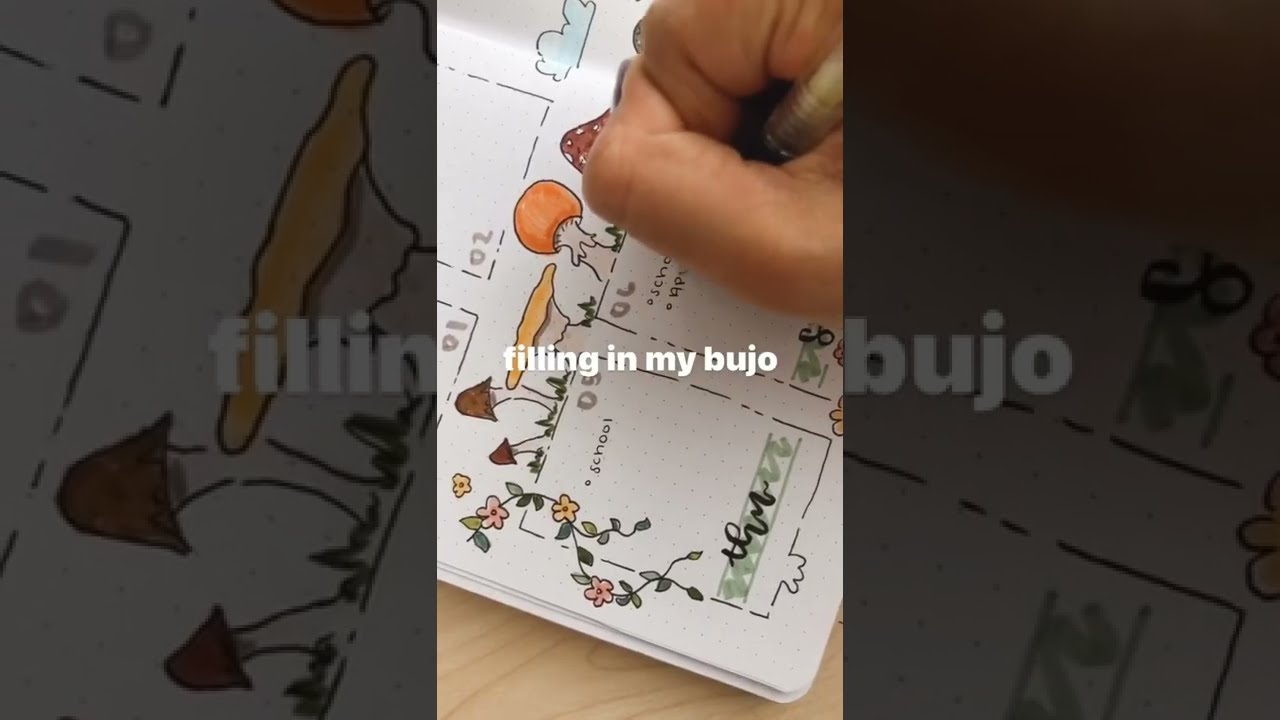 love this may 2022 bullet journal weekly spread 🤎