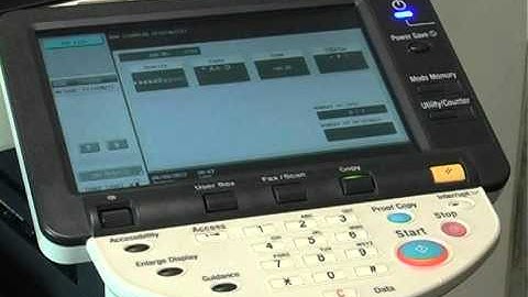 How to Copy from a Konica Minolta MFD