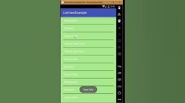 Android - ListView Example in Android Studio - Part 3