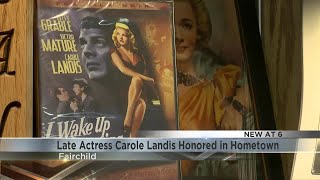 Carole Landis Honored in Her Hometown
