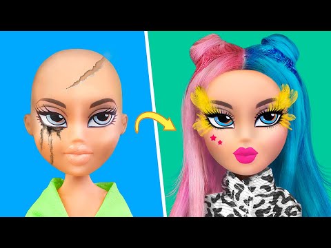 Trang Điểm Và Làm Tóc Cho Búp Bê/ 6 Mẹo Thủ Công Cho Búp Bê Barbie