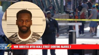Man arrested after Beale Street shooting